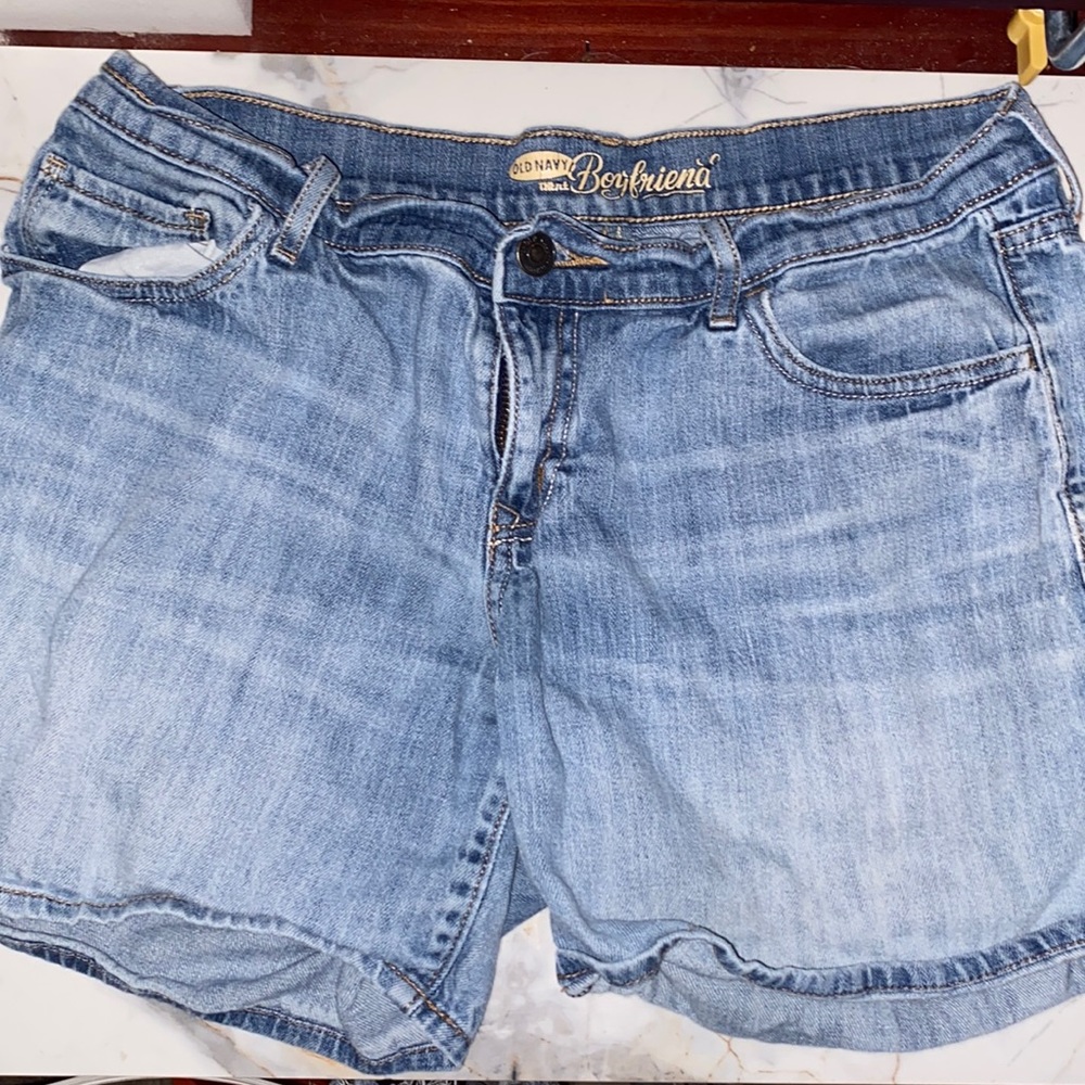 Old navy boyfriend jean shorts